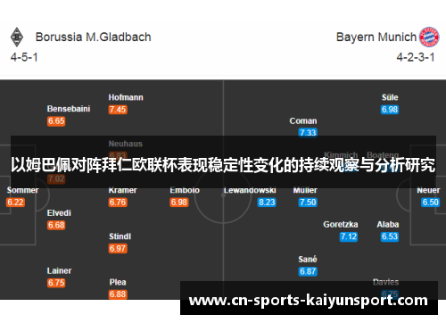 以姆巴佩对阵拜仁欧联杯表现稳定性变化的持续观察与分析研究 以姆巴佩对阵拜仁欧联杯表现稳定性变化的持续观察与分析研究